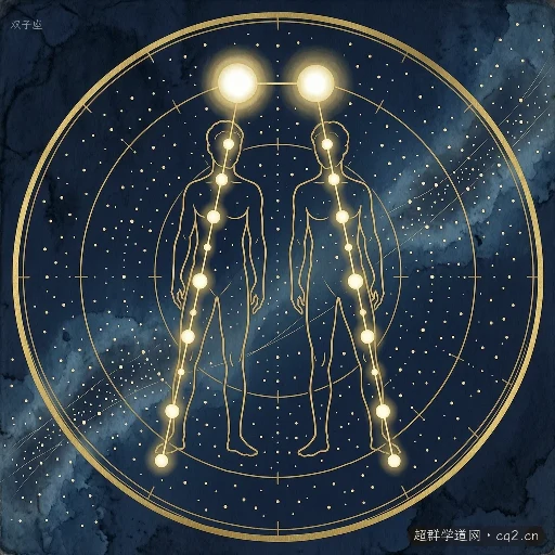 双子座星图（AI 生成）